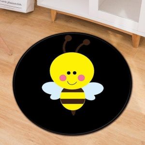 Alfombra Redonda <br> Abeja Alfombra Redonda <br> Abeja