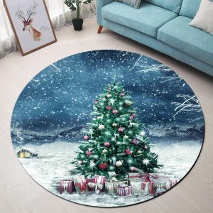 Alfombra Redonda <br> Árbol de Navidad Alfombra Redonda <br> Árbol de Navidad