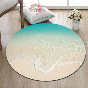 Alfombra Redonda <br> Arena Blanca Alfombra Redonda <br> Arena Blanca