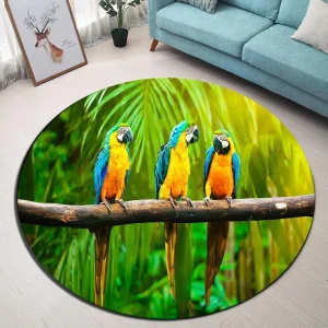 Alfombra Redonda <br> Atmósfera Tropical Alfombra Redonda <br> Atmósfera Tropical