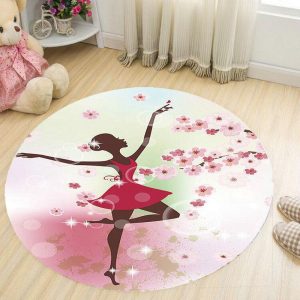 Alfombra Redonda <br> Bailarina Alfombra Redonda <br> Bailarina