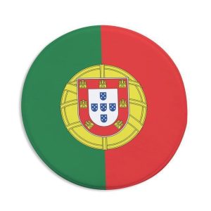 Alfombra Redonda <br> Bandera de Portugal Alfombra Redonda <br> Bandera de Portugal