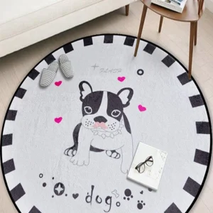 Alfombra Redonda <br> Bulldog Alfombra Redonda <br> Bulldog