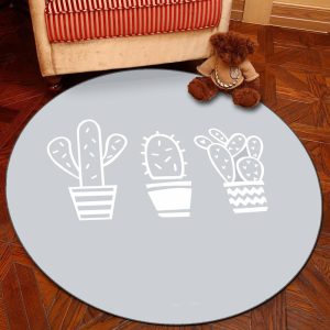 Alfombra Redonda <br> Cactus Alfombra Redonda <br> Cactus