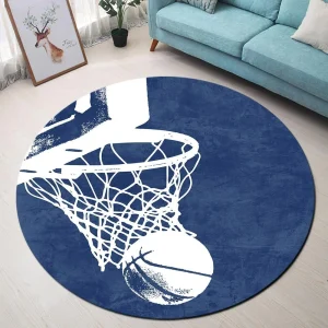 Alfombra Redonda <br> Canasta De Baloncesto Alfombra Redonda <br> Canasta De Baloncesto