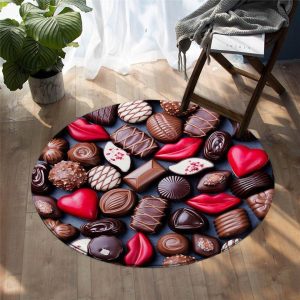 Alfombra Redonda <br> Chocolate Alfombra Redonda <br> Chocolate