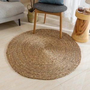 Alfombra Redonda <br> De Rattan