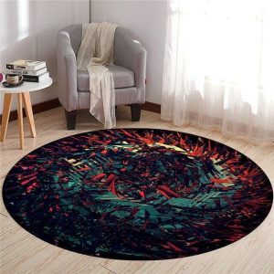Alfombra Redonda <br> Diseño En Color Alfombra Redonda <br> Diseño En Color