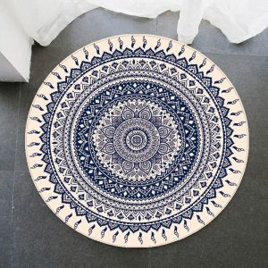Alfombra Redonda <br> Diseño Mandala