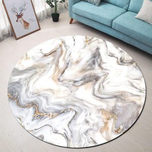 Alfombra Redonda <br> Diseño Moderno