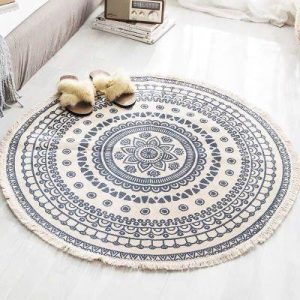Alfombra Redonda <br> Diseño Oriental