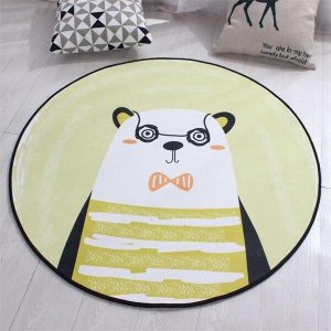 Alfombra Redonda <br> El Simpático Panda