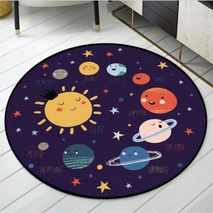 Alfombra Redonda <br> El Sistema Solar