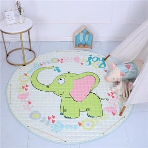 Alfombra Redonda <br> Elefante Alfombra Redonda <br> Elefante
