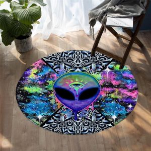 Alfombra Redonda <br> Extraterrestre Alfombra Redonda <br> Extraterrestre