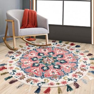 Alfombra Redonda <br> Fibra Natural