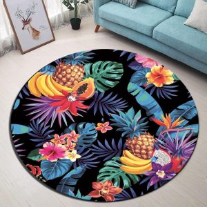 Alfombra Redonda <br> Fruta Exótica Alfombra Redonda <br> Fruta Exótica