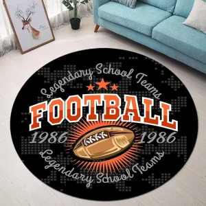Alfombra Redonda <br> Fútbol Americano Alfombra Redonda <br> Fútbol Americano