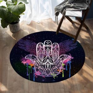 Alfombra Redonda <br> Galaxia de Bohemia Alfombra Redonda <br> Galaxia de Bohemia