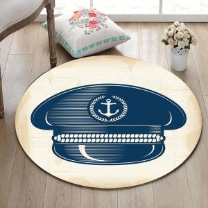 Alfombra Redonda <br> Gorra de Capitán Alfombra Redonda <br> Gorra de Capitán
