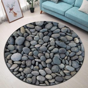 Alfombra Redonda <br> Guijarro