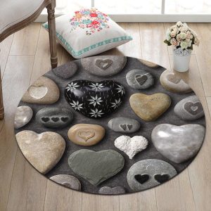 Alfombra Redonda <br> Guijarro del Amor