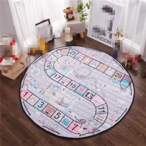 Alfombra Redonda <br> Juego de la Oca