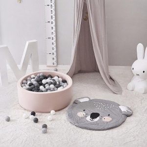 Alfombra redonda infantil con koala