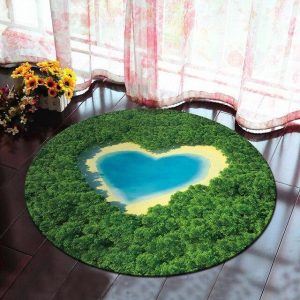 Alfombra Redonda <br> Lago de los Enamorados
