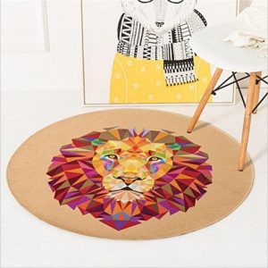 Alfombra Redonda <br> León