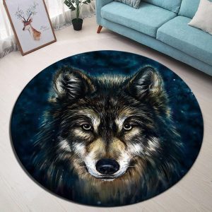 Alfombra Redonda <br> Lobo Alfombra Redonda <br> Lobo
