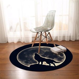 Alfombra Redonda <br> Lobo Lunar Alfombra Redonda <br> Lobo Lunar