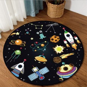 Alfombra Redonda <br>  Los Extraterrestres