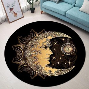 Alfombra Redonda <br> Luna Dorada Alfombra Redonda <br> Luna Dorada