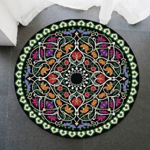 Alfombra Redonda <br> Mandala Color Primavera Alfombra Redonda <br> Mandala Color Primavera