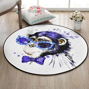Alfombra Redonda <br> Mono Elegante Alfombra Redonda <br> Mono Elegante