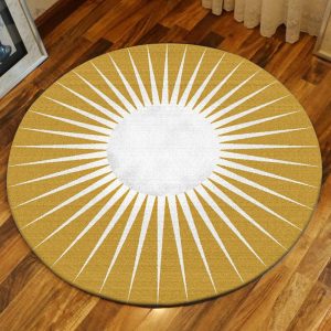 Alfombra Redonda <br> Mostaza Alfombra Redonda <br> Mostaza