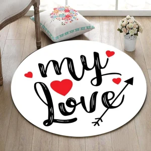 Alfombra Redonda <br> My Love Alfombra Redonda <br> My Love