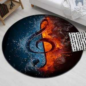 Alfombra Redonda <br> Nota Musical