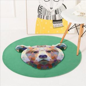 Alfombra Redonda <br> Oso Alfombra Redonda <br> Oso