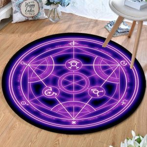 Alfombra Redonda <br> Patrones triangulares