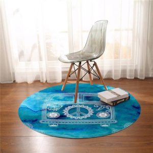 Alfombra Redonda <br> Peace and Love