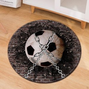 Alfombra Redonda <br> Pelota con Cadenas