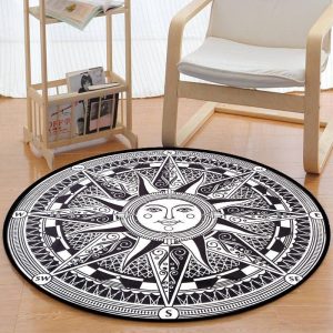 Alfombra Redonda <br> Puntos Cardinales Alfombra Redonda <br> Puntos Cardinales