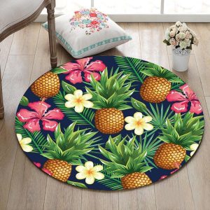 Alfombra Redonda <br> Salón de la Piña Alfombra Redonda <br> Salón de la Piña
