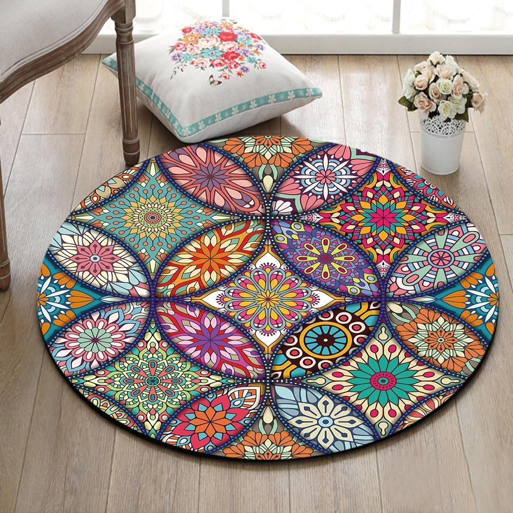 Alfombra Redonda <br> Salón Mandala