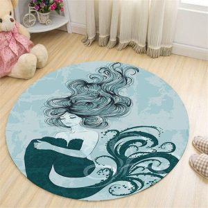 Alfombra Redonda <br> Sirena Alfombra Redonda <br> Sirena