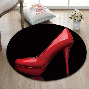 Alfombra Redonda <br> Tacón de Mujer