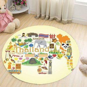 Alfombra Redonda <br> Tailandia