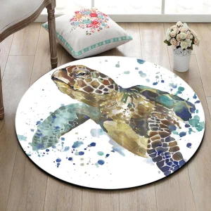 Alfombra Redonda <br> Tortuga
